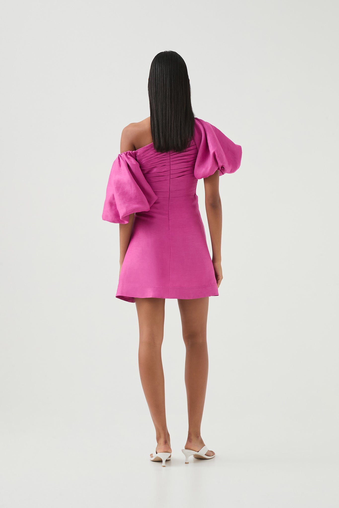 AJE - Cadence Ruched Mini Dress (AU 10)