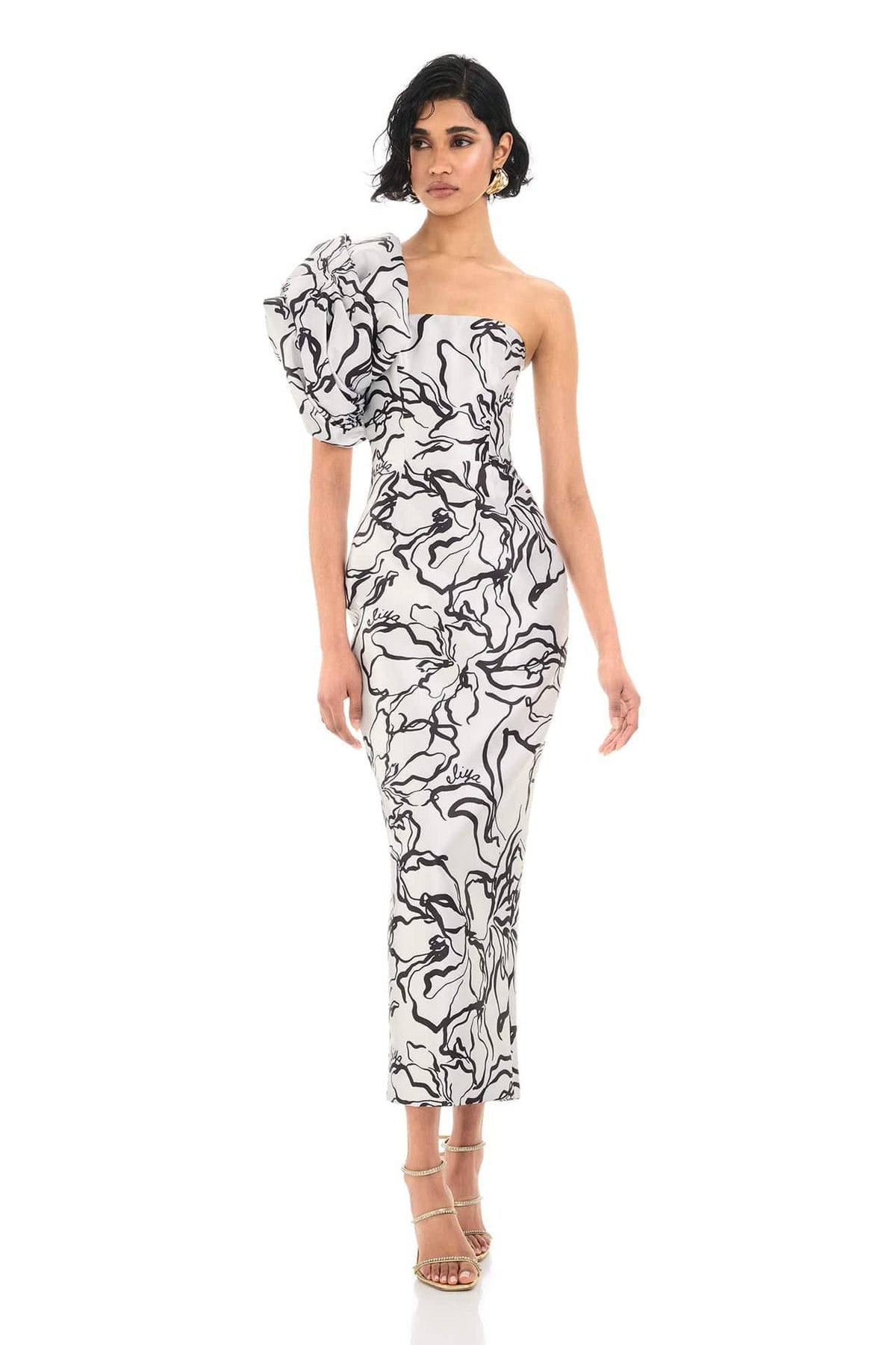ELIYA THE LABEL - Alora Midi Dress (AU 16)