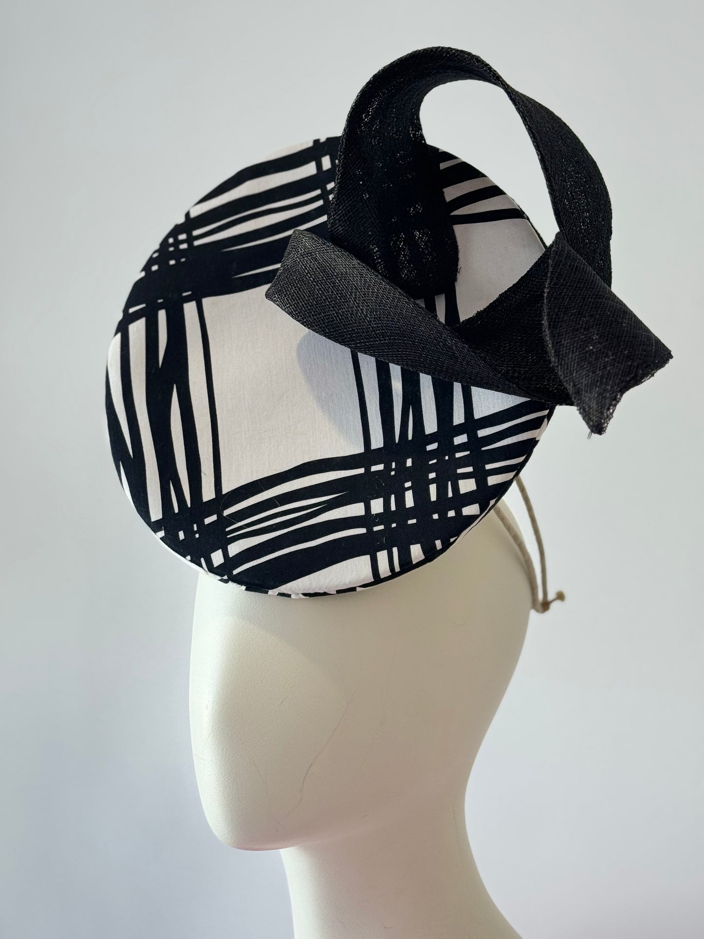 Wendy White Millinery Fascinator - Audrey