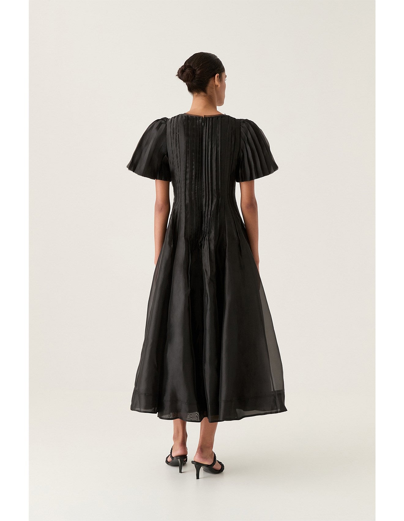 AJE - Nova Pleated Midi Dress (AU 14)