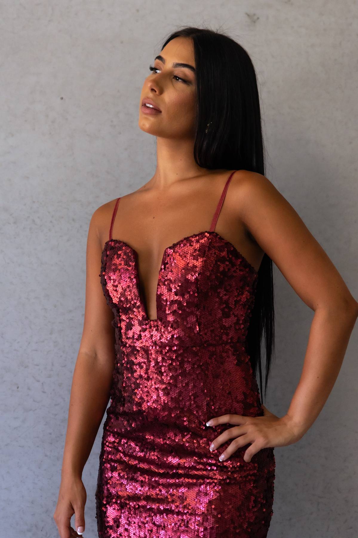 Sangria Sequin dress (S)