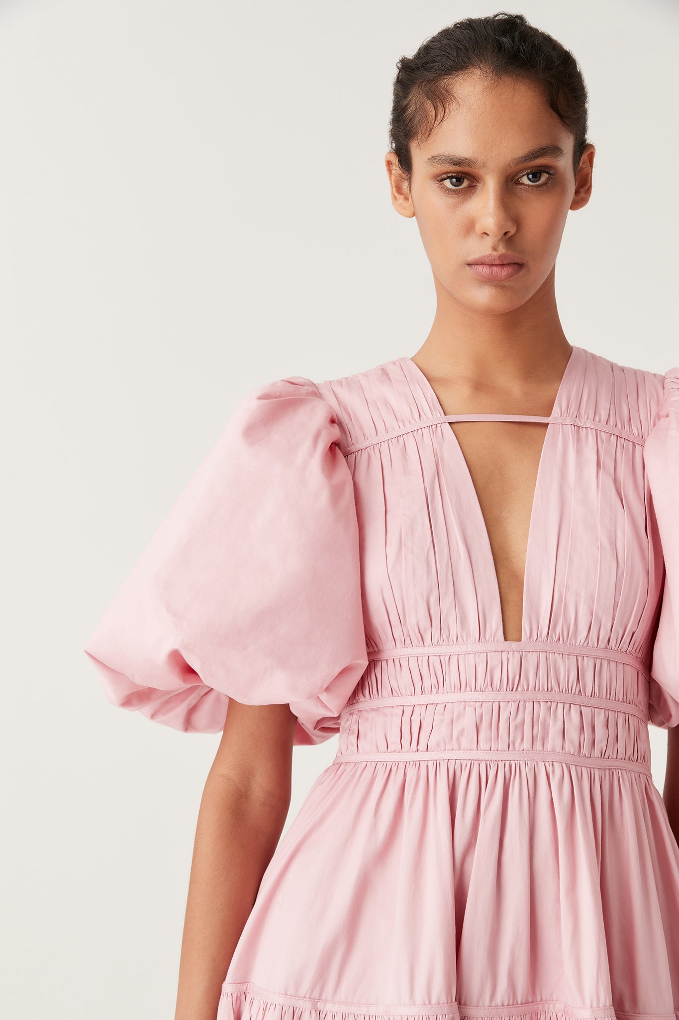 AJE - Fallingwater Ruched Midi Dress (AU 12)