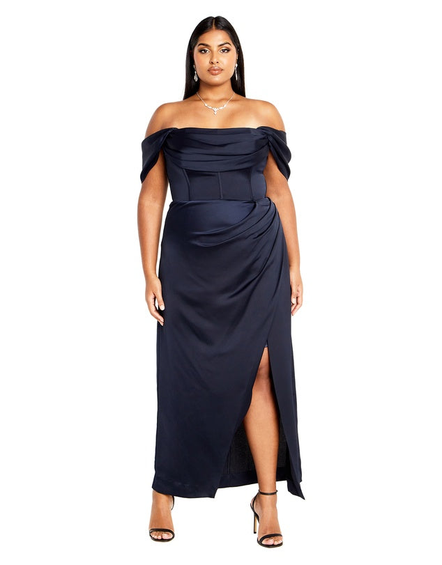CITY CHIC - Forbidden Love Maxi Dress (AU 14)