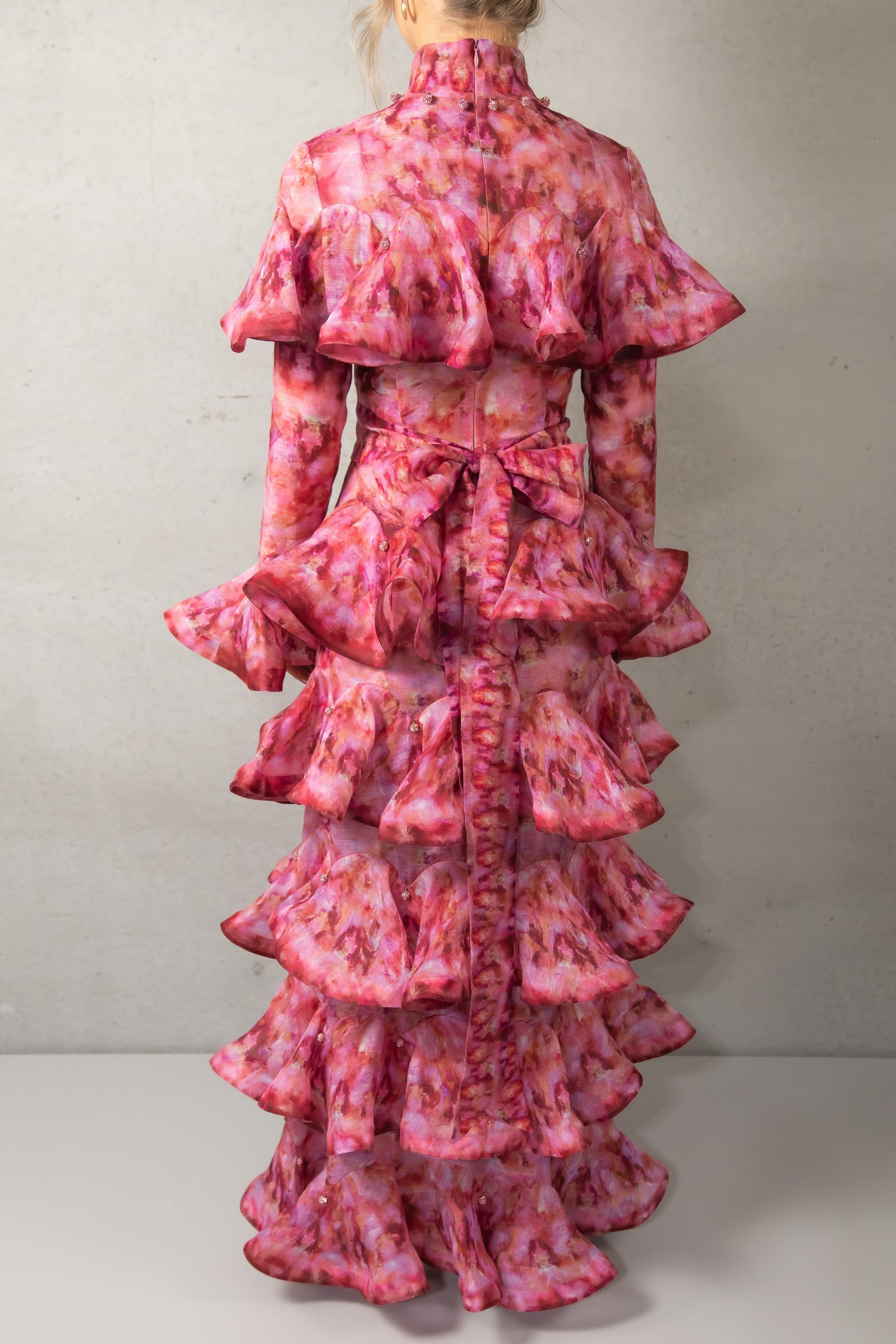 ZIMMERMANN - Kaleidoscope Hugh Neck Maxi Dress (AU 6/8)