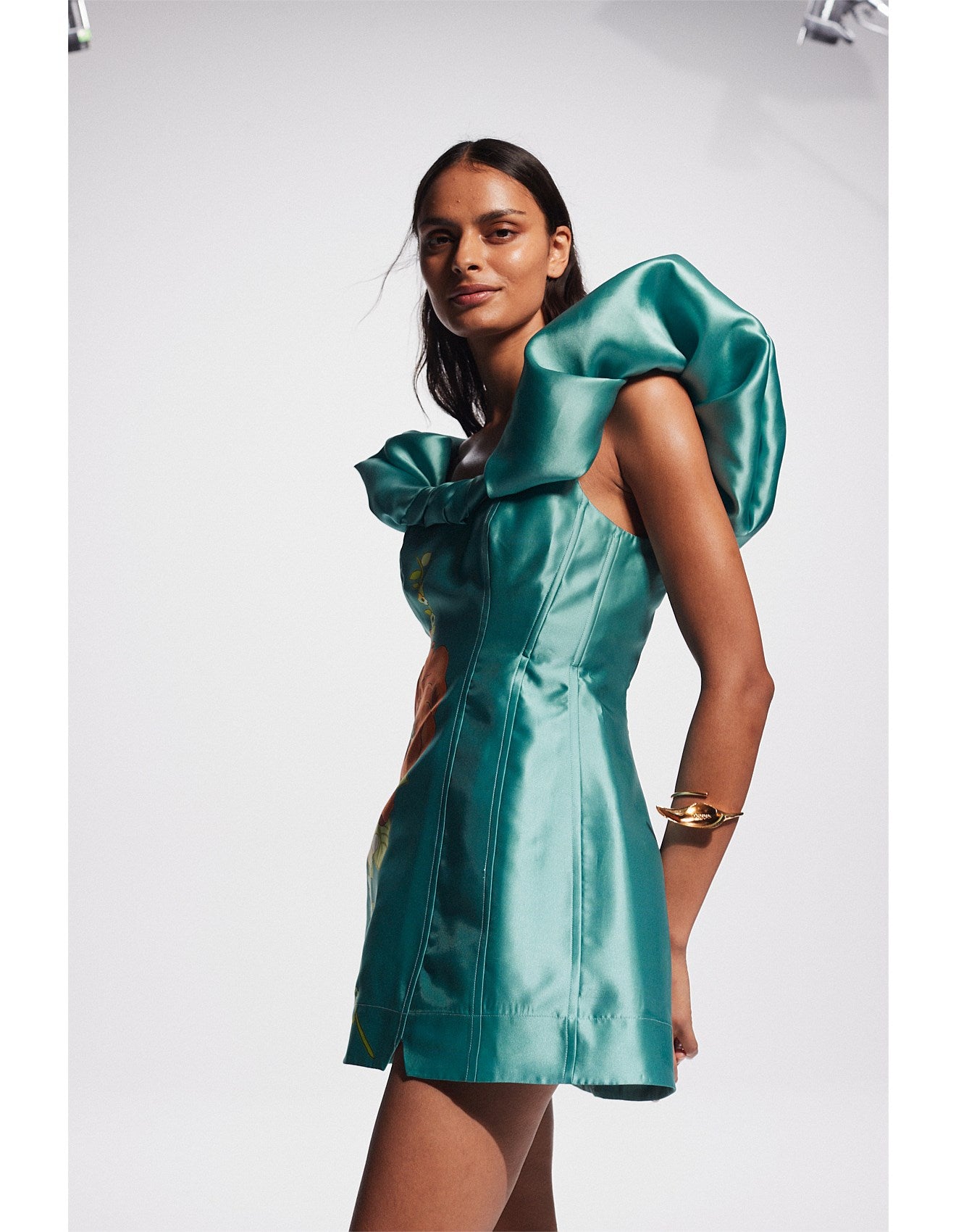 ALEMAIS - Regent Jade Mini Dress (AU 8)
