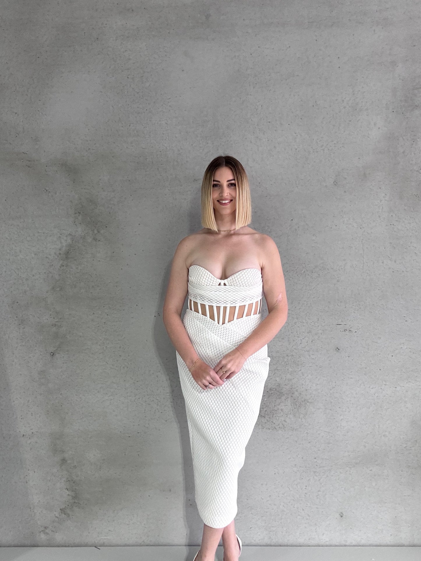 ELIYA THE LABEL - Zariah Midi Dress (AU 10/12)