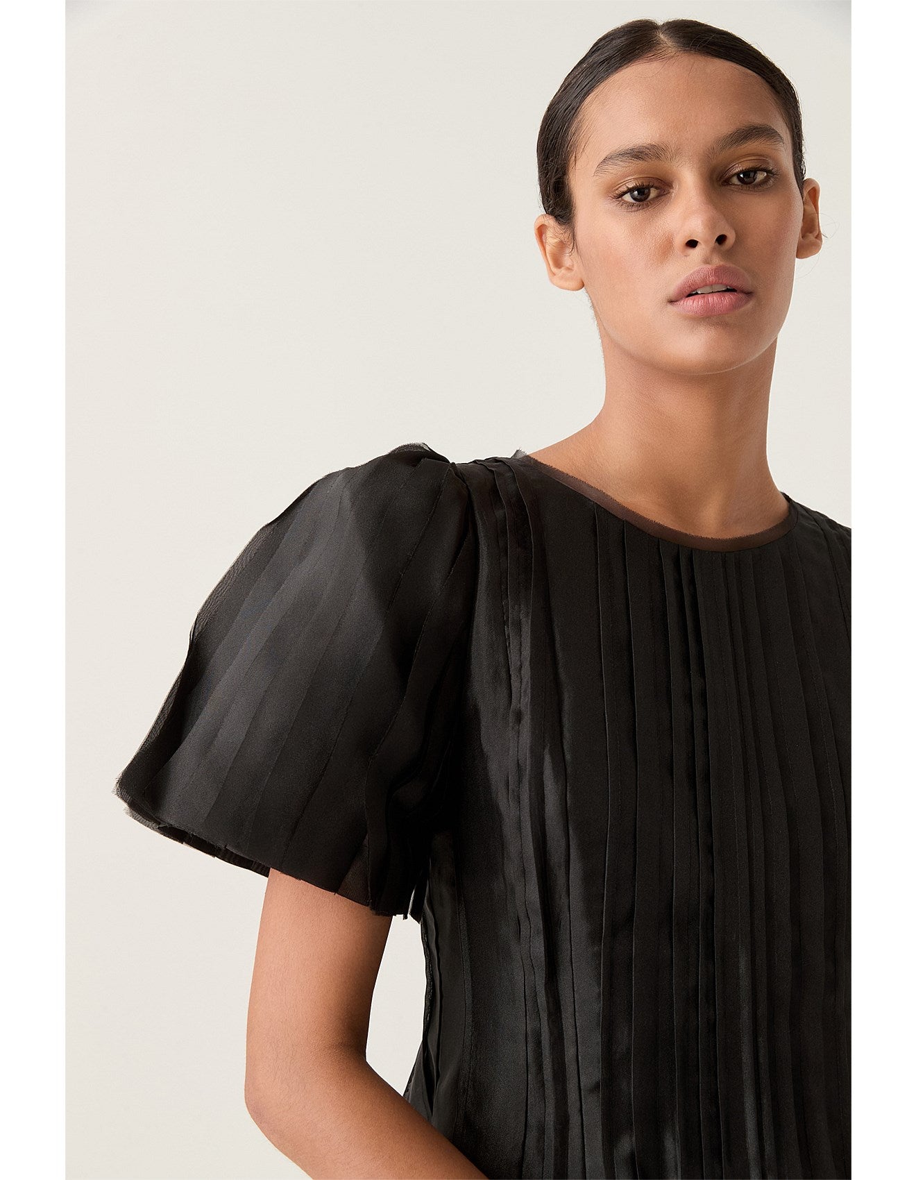 AJE - Nova Pleated Midi Dress (AU 14)