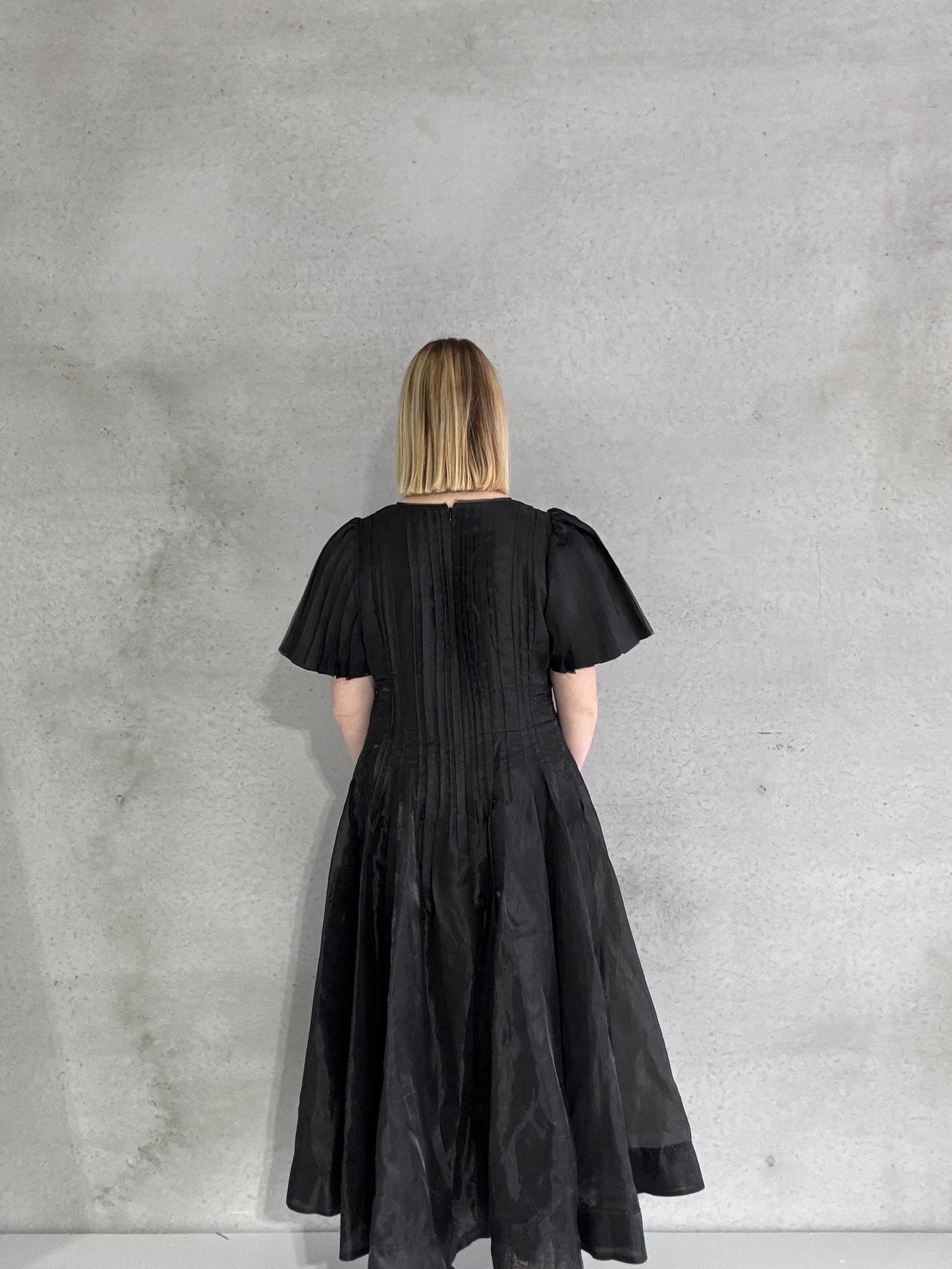 AJE - Nova Pleated Midi Dress (AU 14)
