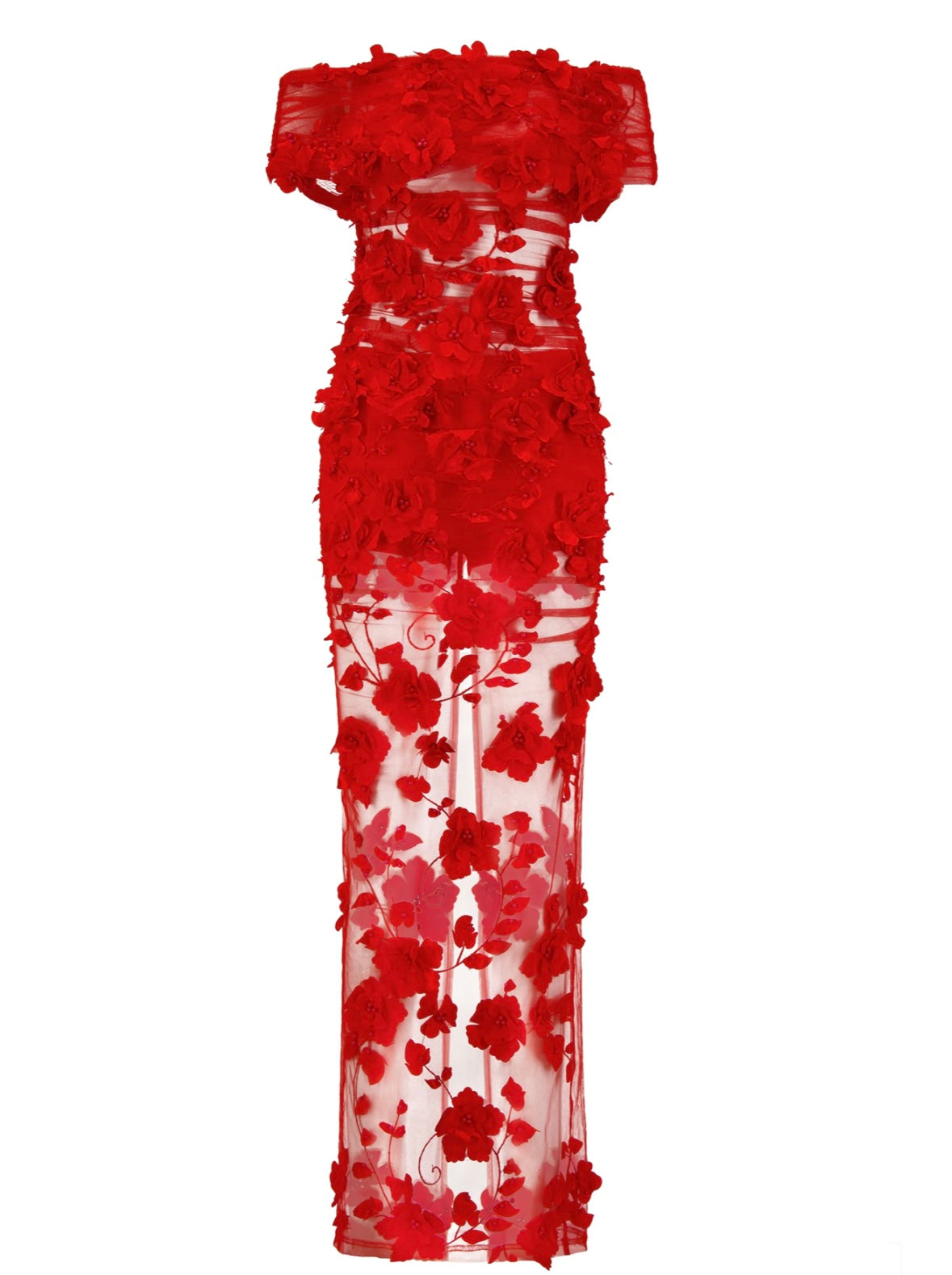 ALAMOUR THE LABEL - Florentina Dress in Red