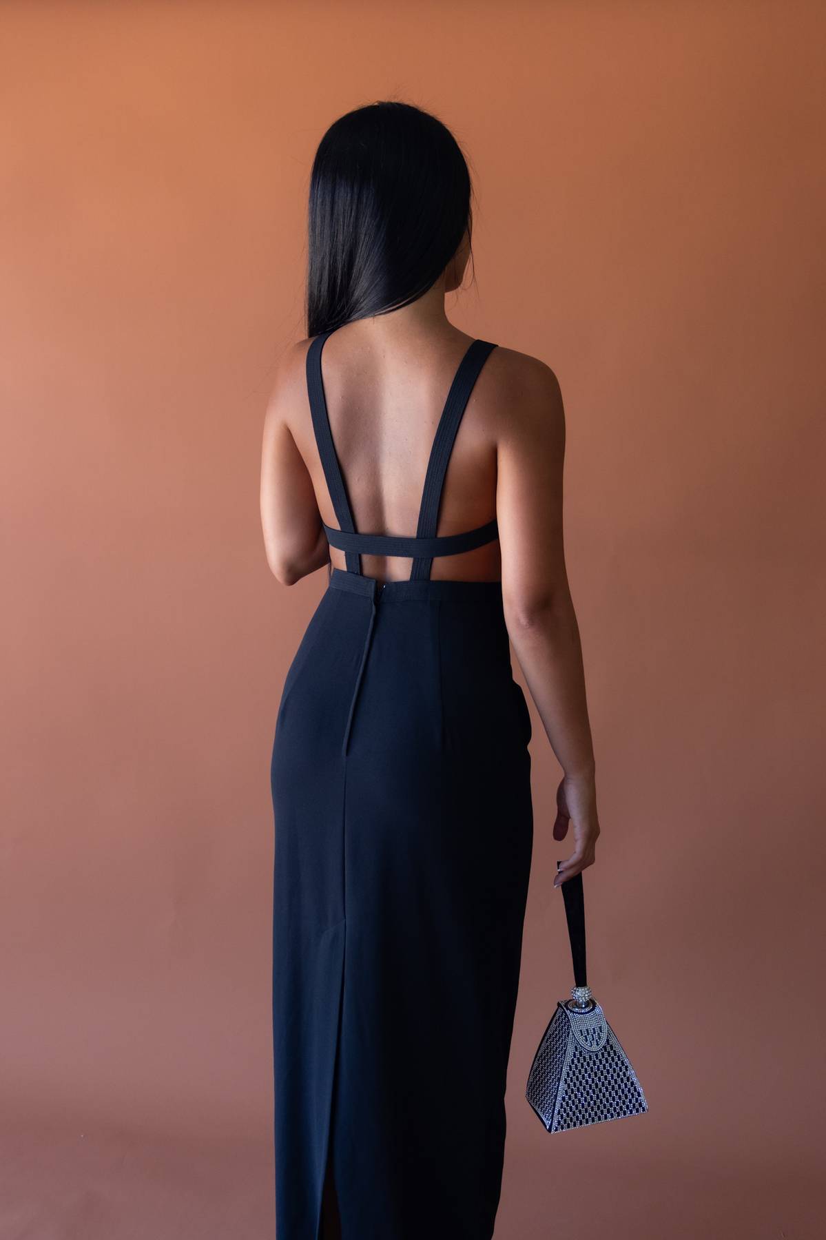 MATTHEW EAGER - Black Maxi Dress (AU 10)