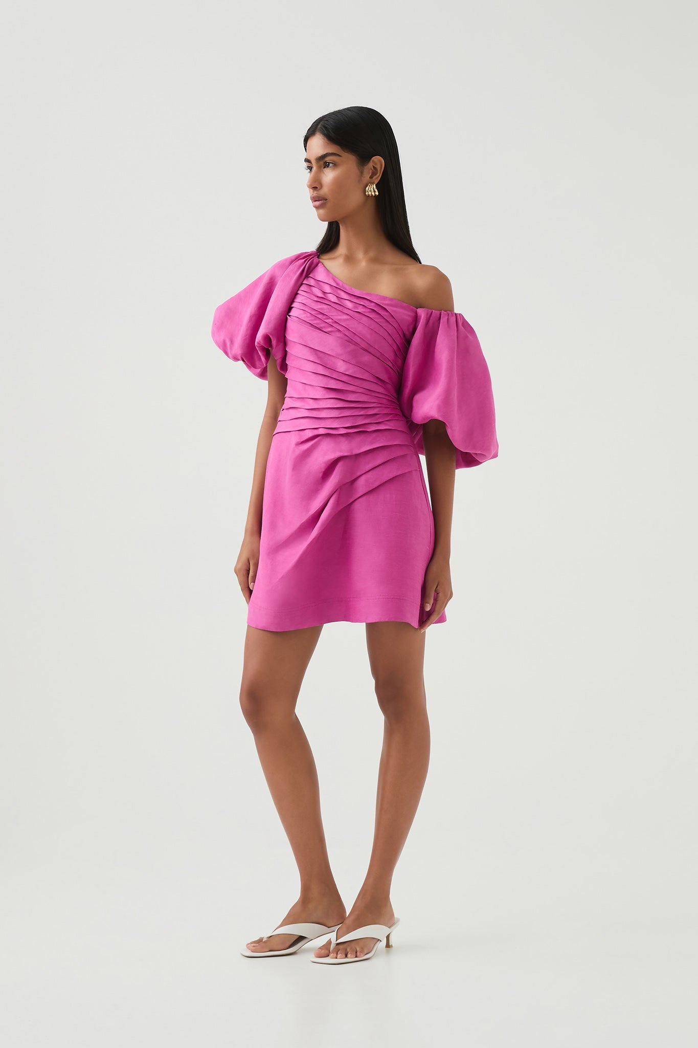 AJE - Cadence Ruched Mini Dress (AU 10)