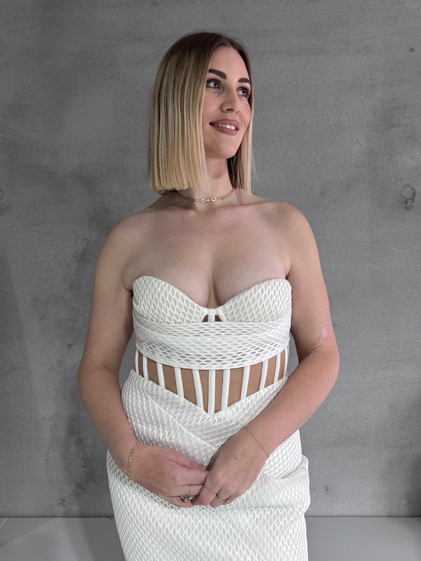 ELIYA THE LABEL - Zariah Midi Dress (AU 10/12)