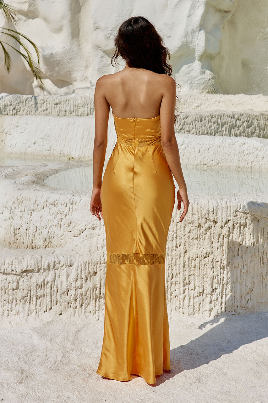 RUNAWAY THE LABEL - Melrose Maxi Dress (M)