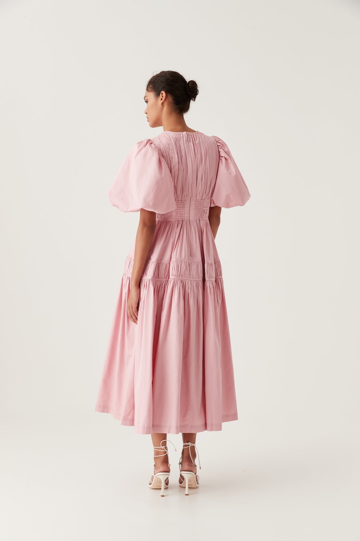 AJE - Fallingwater Ruched Midi Dress (AU 12)