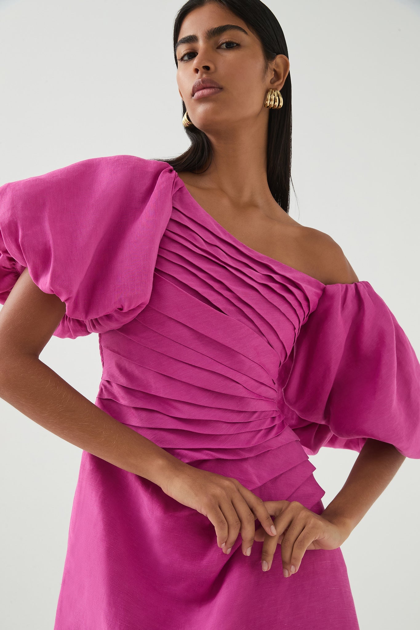 AJE - Cadence Ruched Mini Dress (AU 10)