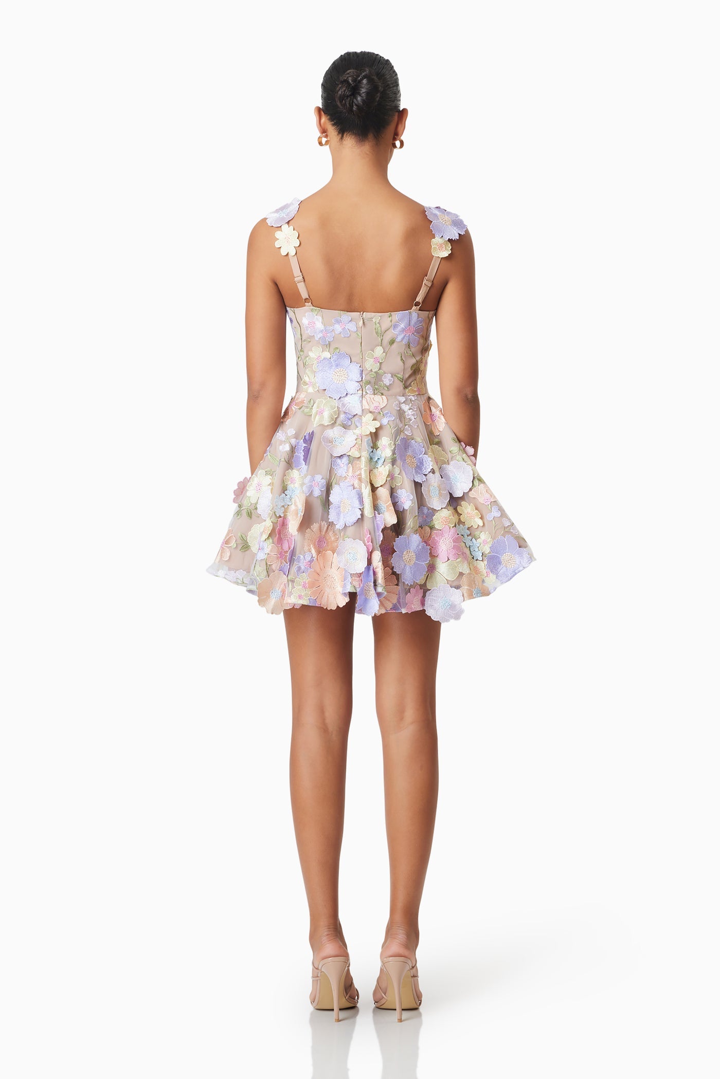 ELLIATT - Moana Floral Embellished Mini Dress