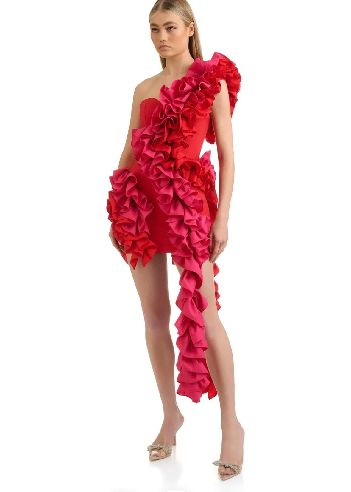 ELIYA THE LABEL - Yasmine Dress in Red (AU 10)