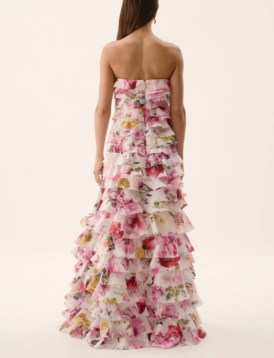 AJE - Fleur Pleated Gown (Size 8)