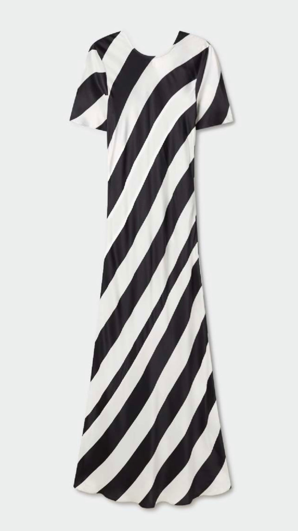 SILK LAUNDRY - Short Sleeve Bias Dress (Size 14/XL)