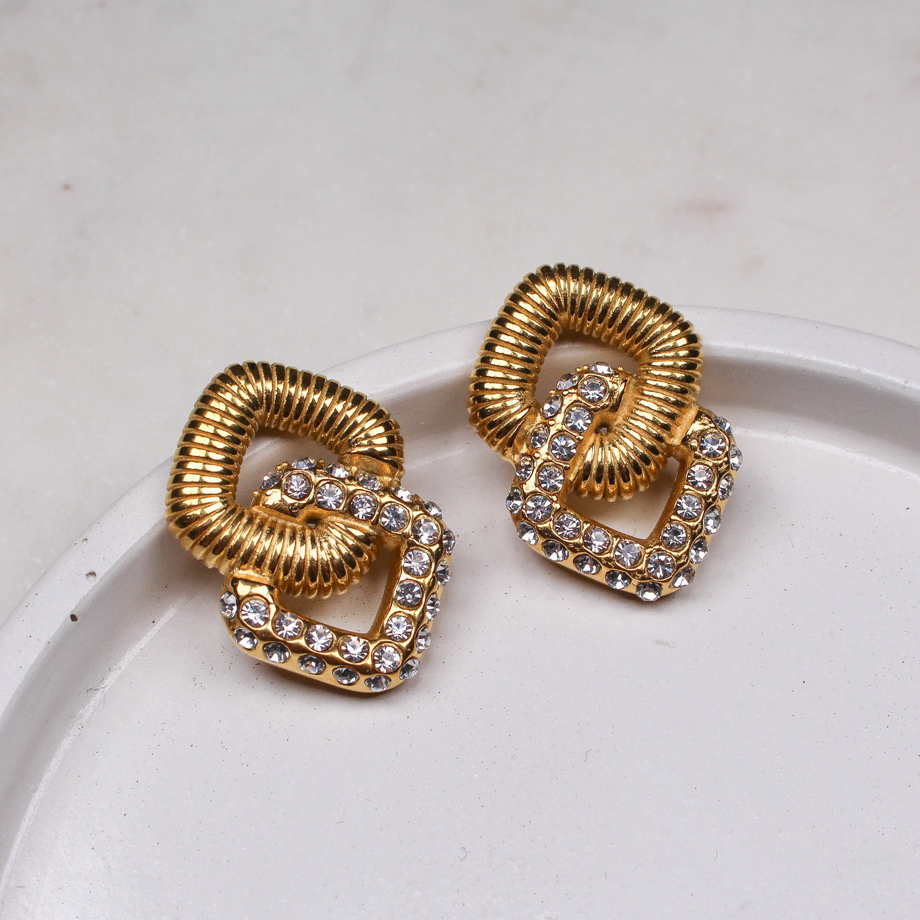 BLACK & BLOOM - Lune Earrings - For Sale