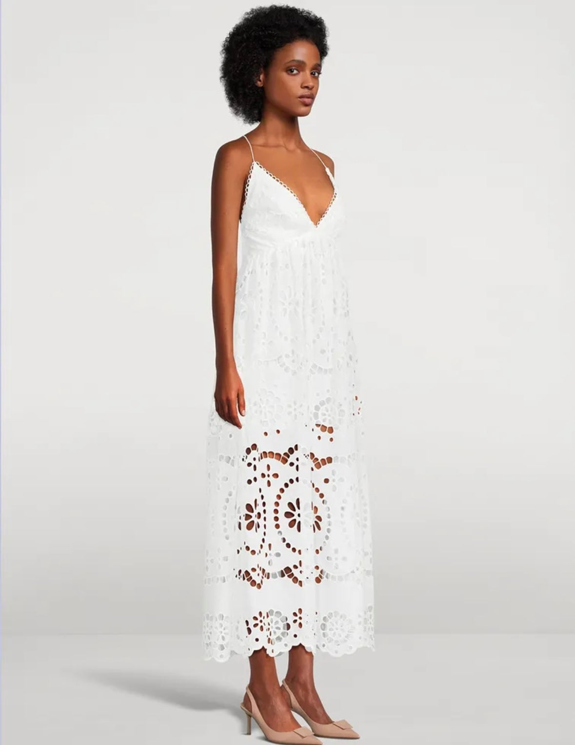 ZIMMERMANN - Lexi Embroidered Slip Dress (0)