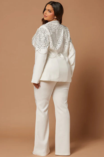 Juliette Embellished Blazer Suit Set