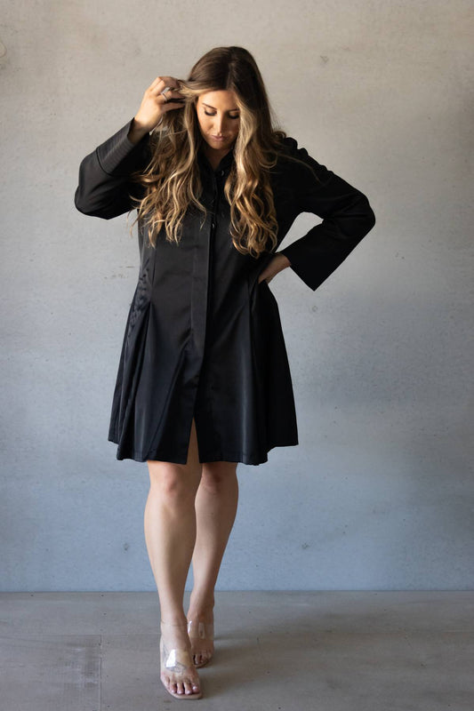 GORDON SMITH - Black Blazer Dress (AU 16)