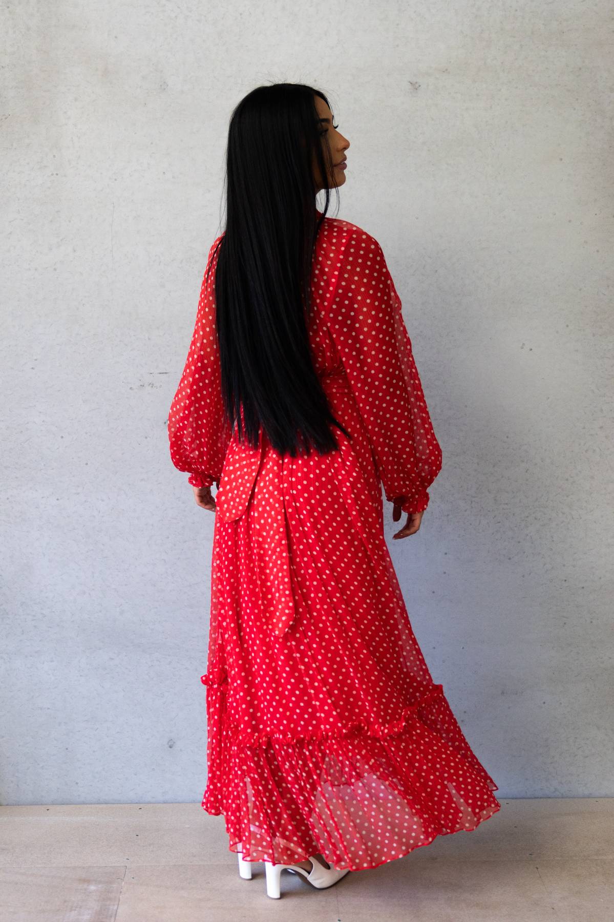 ZIMMERMANN - Ninety-Six Swing Red Polka Dot Dress (1)