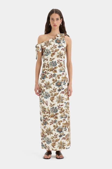 SIR - Eleanora off the shoulder midi dress (Size 0)