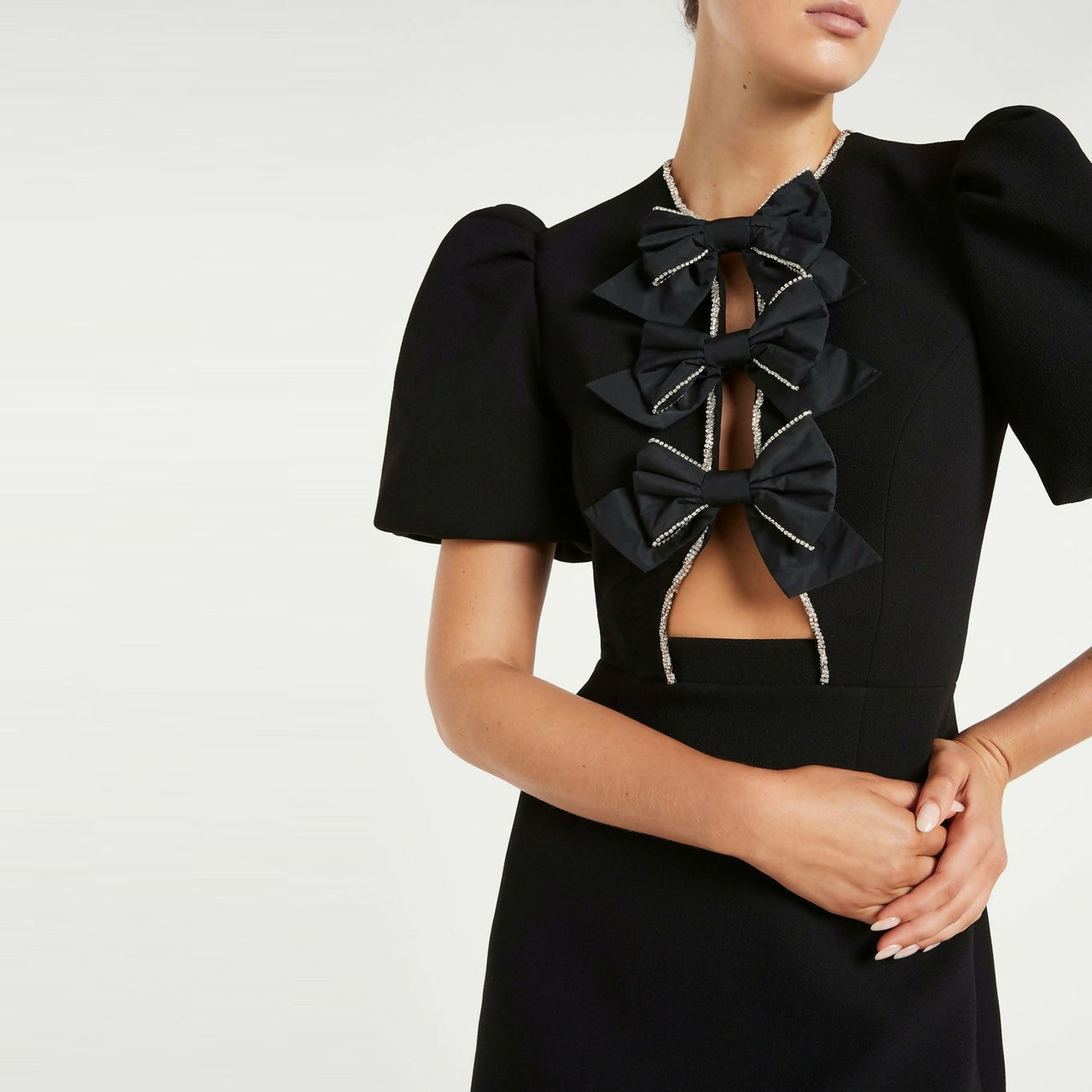 REBECCA VALLANCE - Katie mini Bow dress (AU 10)