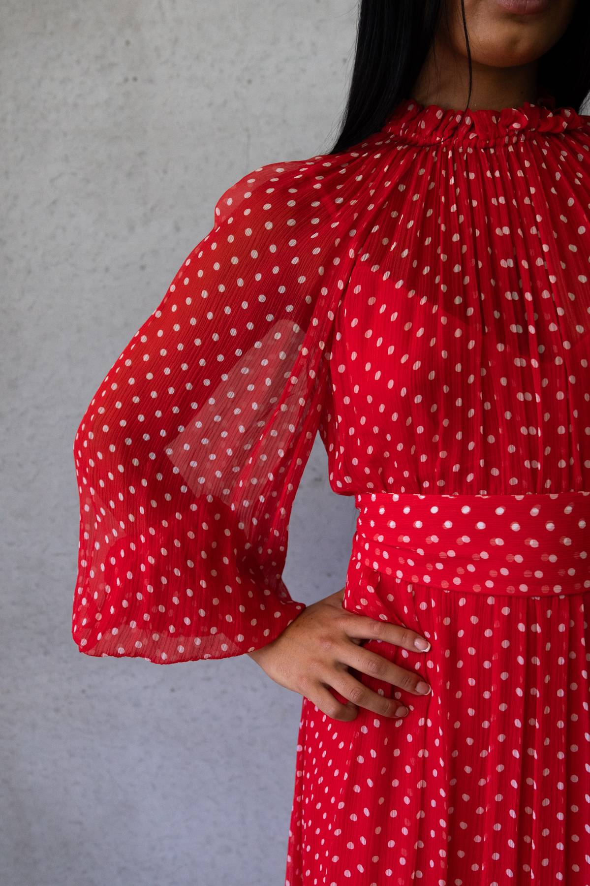 ZIMMERMANN - Ninety-Six Swing Red Polka Dot Dress (1)