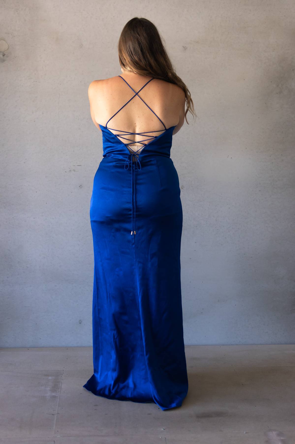 BARIANO - Stephanie Draped Cowl Gown (AU 14)
