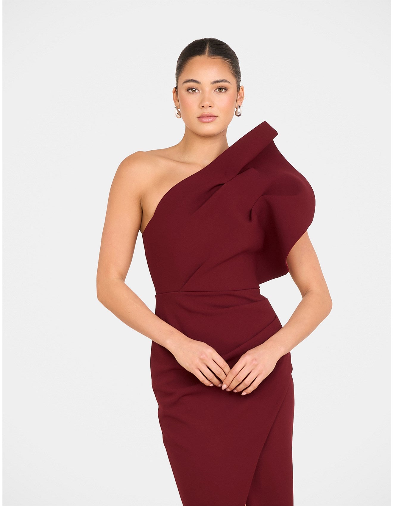 PILGRIM - Elise Asymmetric Midi Dress (AU 14)