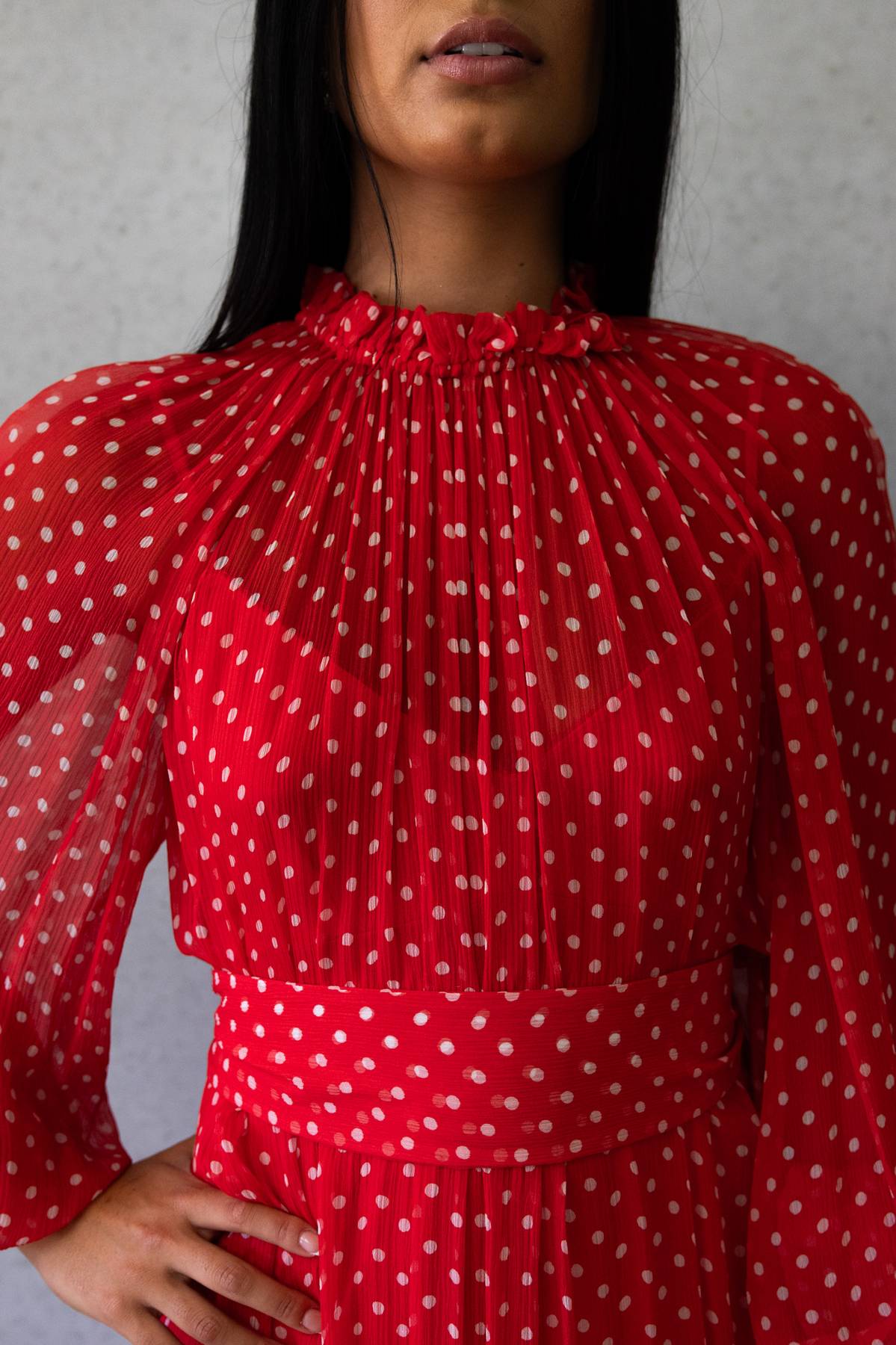 ZIMMERMANN - Ninety-Six Swing Red Polka Dot Dress (1)