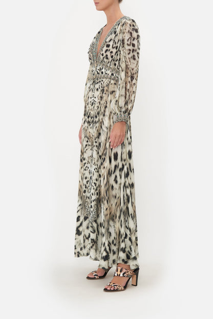 CAMILLA - Button Dress with Shaped Waistband (S - AU 10)
