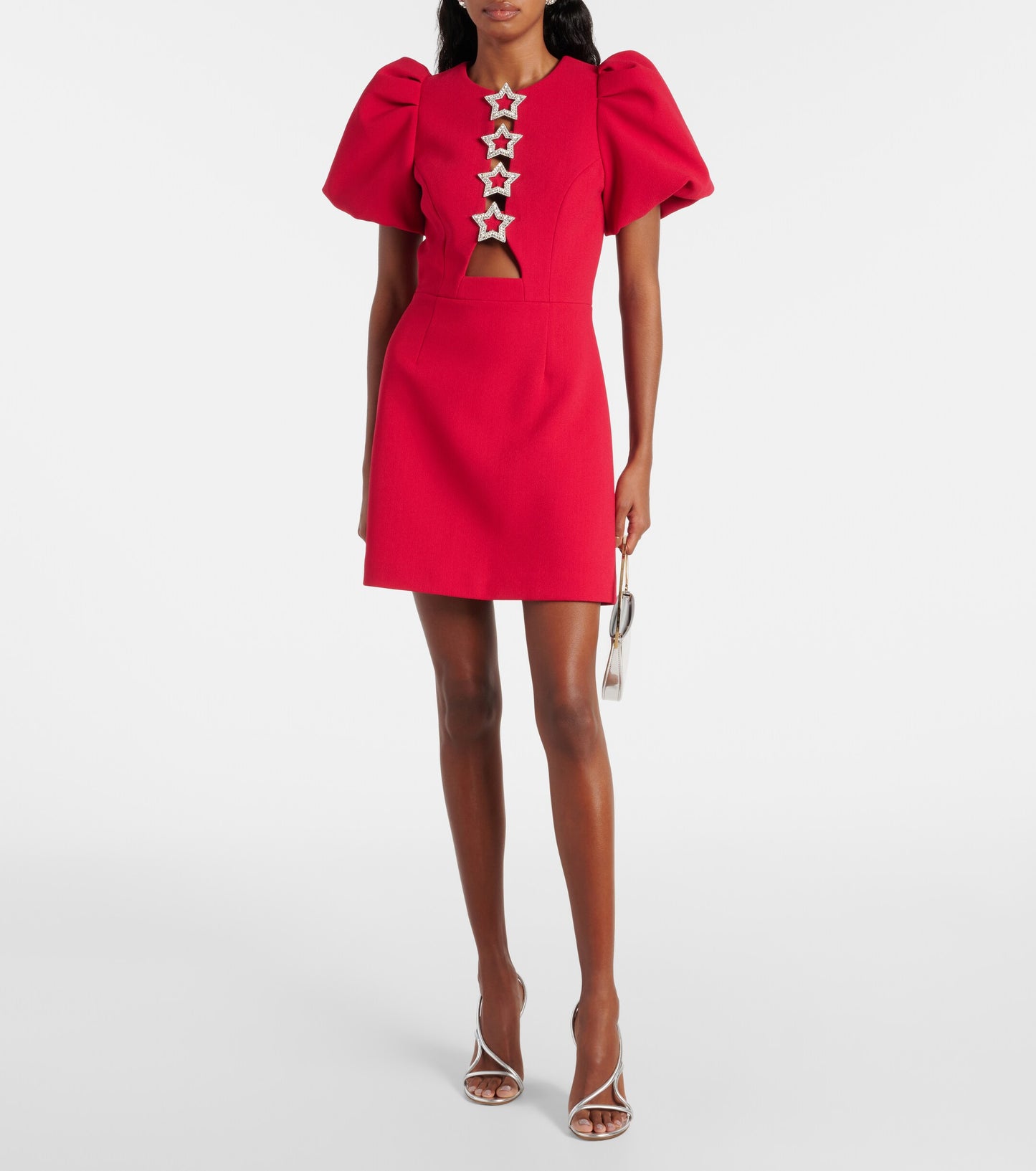 REBECCA VALANCE - Akari Puff Sleeve Mini Dress (AU 10)