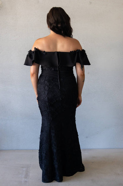 PIZAZZ - Scarlett off shoulder Maxi dress (AU 10/12)