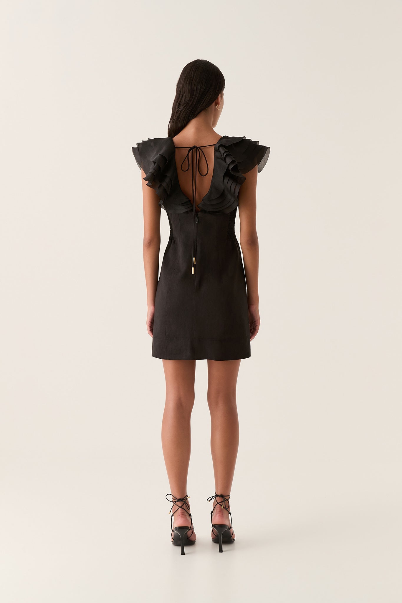 AJE - Charmed Plunge Mini Dress (AU 10)