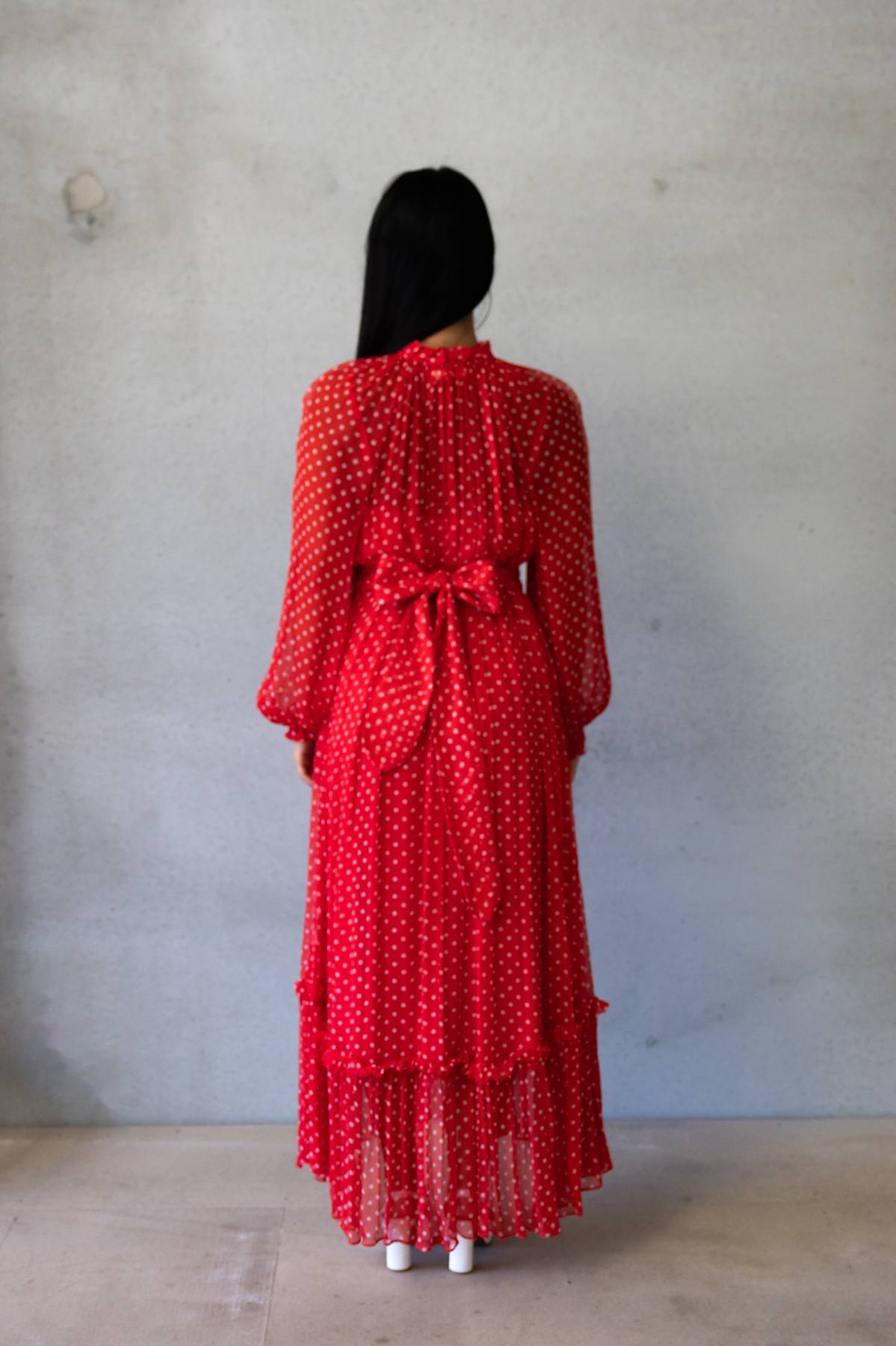ZIMMERMANN - Ninety-Six Swing Red Polka Dot Dress (1)