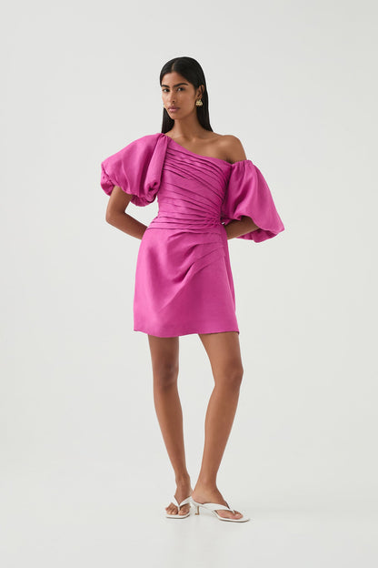 AJE - Cadence Ruched Mini Dress (AU 10)