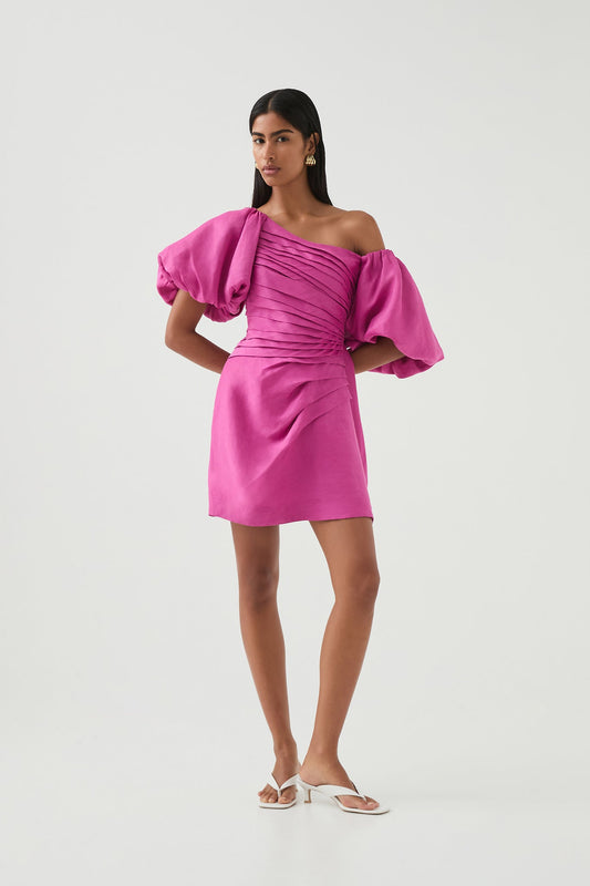 AJE - Cadence Ruched Mini Dress (AU 10)