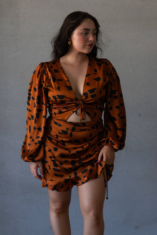 RUNAWAY THE LABEL - Aubrey Mini Dress (AU 12)