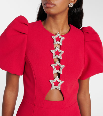 REBECCA VALANCE - Akari Puff Sleeve Mini Dress (AU 10)