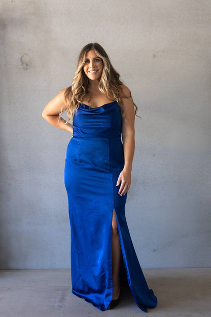 BARIANO - Stephanie Draped Cowl Gown (AU 14)