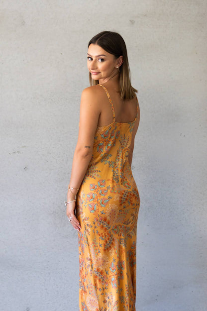 TIGERLILY - Manipura Dixie Midi Slip Dress (AU 10)