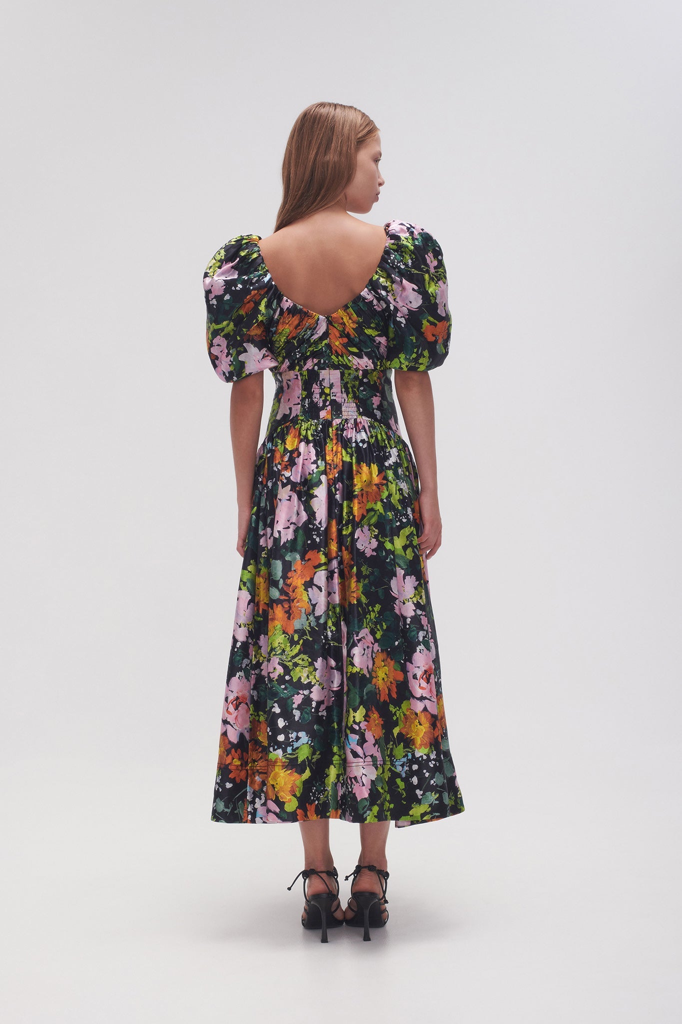 AJE - Gabrielle Plunge Midi Dress (AU 6)