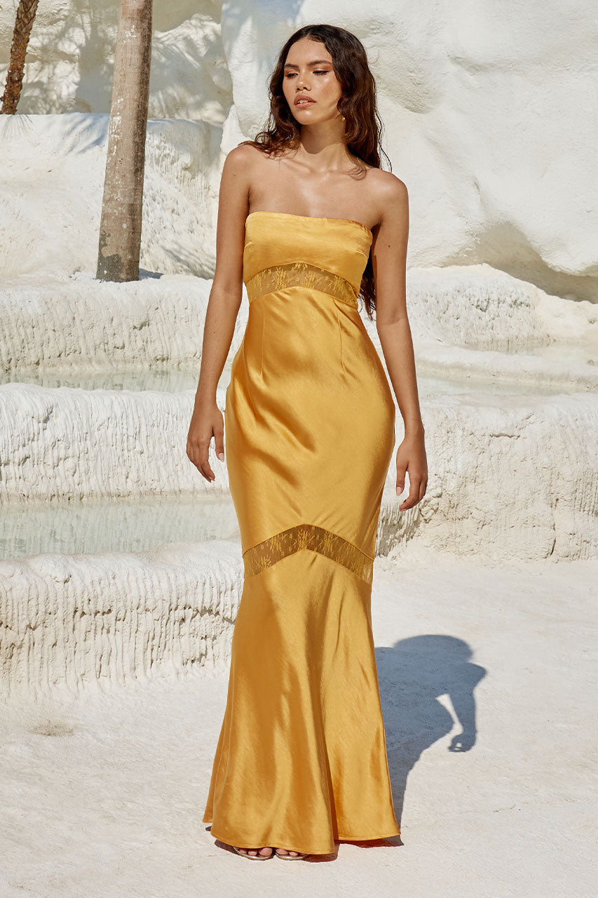 RUNAWAY THE LABEL - Melrose Maxi Dress (M)