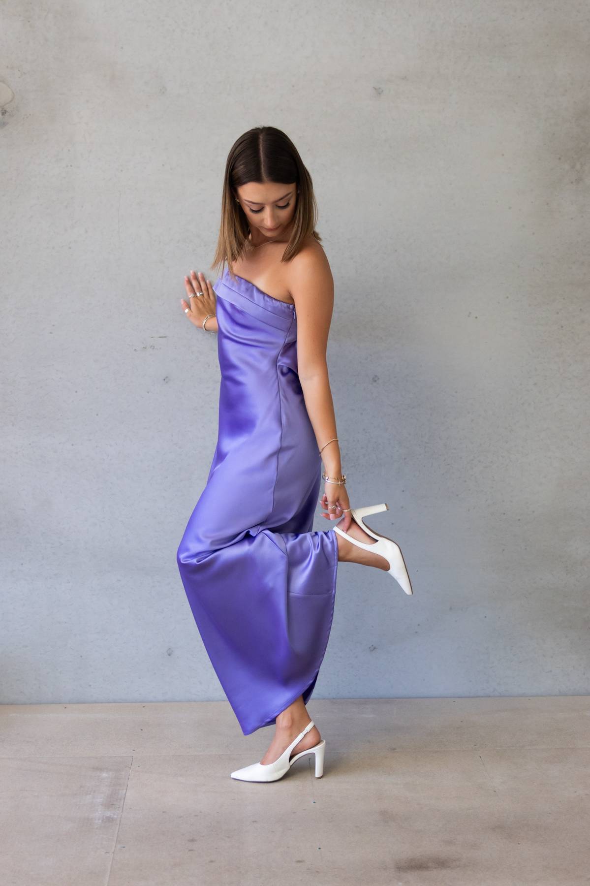 GIGI & ELLA - Lilac midi dress (AU 10)