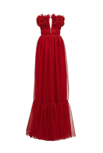 ALAMOUR THE LABEL - Leonie Dress in Red