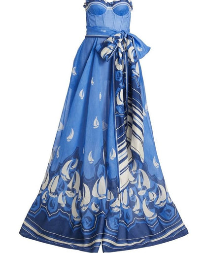 ZIMMERMANN - High Tide Eyelet Maxi Dress (AU 8/10)